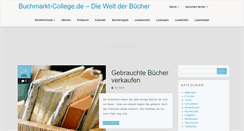 Desktop Screenshot of buchmarkt-college.de