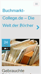 Mobile Screenshot of buchmarkt-college.de